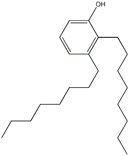 2,3-Dioctylphenol 结构式