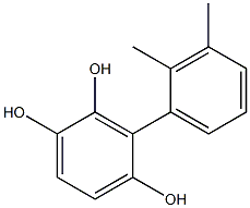 3-(2,3-ジメチルフェニル)-1,2,4-ベンゼントリオール 化学構造式