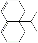 3,4,4a,5,6,7-Hexahydro-4a-isopropylnaphthalene,,结构式