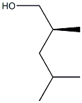 [S,(-)]-2,4-Dimethyl-1-pentanol,,结构式