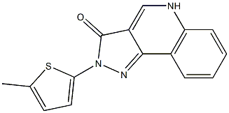  3,5-Dihydro-2-(5-methyl-2-thienyl)-2H-pyrazolo[4,3-c]quinolin-3-one