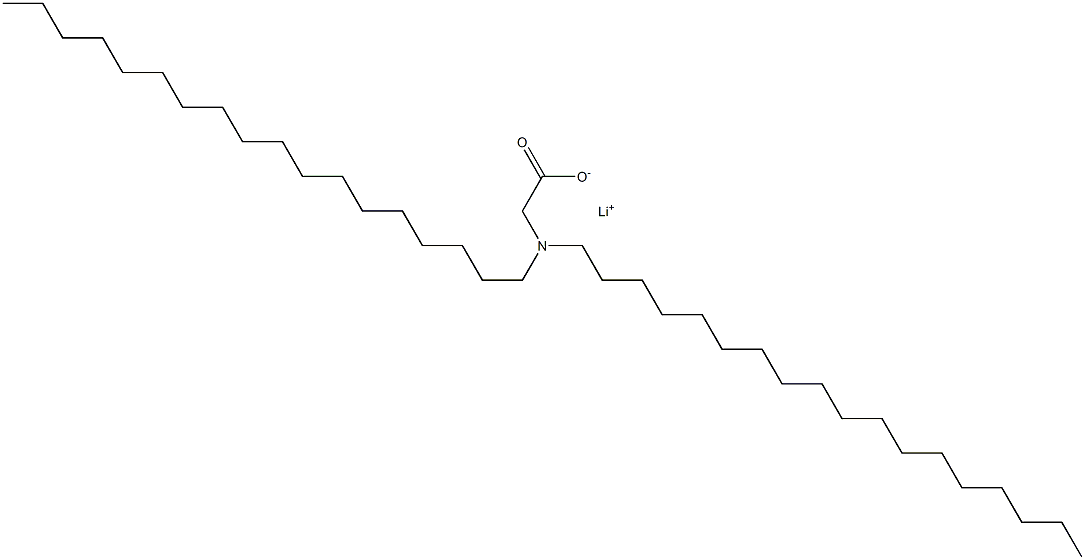 N,N-Dioctadecylglycine lithium salt Struktur