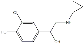 2-Chloro-4-[2-(cyclopropylamino)-1-hydroxyethyl]phenol