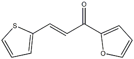 (E)-1-(2-Furanyl)-3-(2-thienyl)-2-propen-1-one,,结构式