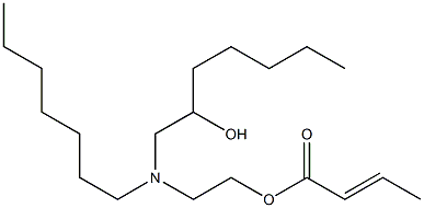 Crotonic acid 2-[N-heptyl-N-(2-hydroxyheptyl)amino]ethyl ester