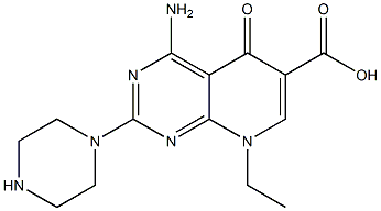 5,8-Dihydro-8-ethyl-4-amino-5-oxo-2-(piperazin-1-yl)pyrido[2,3-d]pyrimidine-6-carboxylic acid