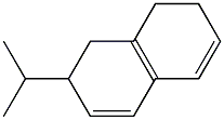 1,2,7,8-テトラヒドロ-7-イソプロピルナフタレン 化学構造式