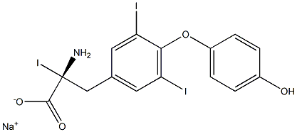 (R)-2-Amino-3-[4-(4-hydroxyphenoxy)-3,5-diiodophenyl]-2-iodopropanoic acid sodium salt