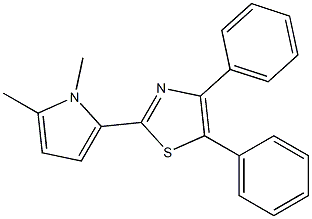 4,5-Diphenyl-2-(1,5-dimethyl-1H-pyrrol-2-yl)thiazole