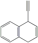 1-エチニル-1,4-ジヒドロナフタレン 化学構造式
