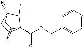 (1S,4R)-7,7-Dimethyl-2-oxobicyclo[2.2.1]heptane-1-carboxylic acid benzyl ester Structure