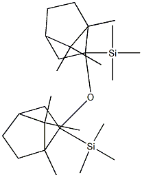 (Trimethylsilyl)-2-bornyl ether,,结构式