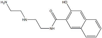 N-[2-[(2-Aminoethyl)amino]ethyl]-3-hydroxy-2-naphthalenecarboxamide Structure