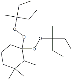 2,3,3-Trimethyl-1,1-bis(1-ethyl-1-methylpropylperoxy)cyclohexane Structure