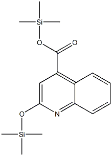 2-Trimethylsilyloxy-4-quinolinecarboxylic acid trimethylsilyl ester,,结构式