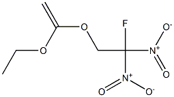 1-Ethoxy-1-(2-fluoro-2,2-dinitroethoxy)ethene Structure