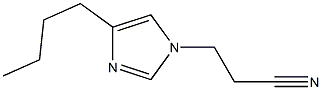 4-Butyl-1-(2-cyanoethyl)-1H-imidazole Structure