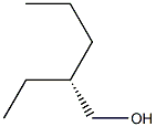 [R,(-)]-2-Ethyl-1-pentanol 结构式