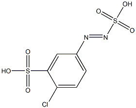 4-Chloro-3-sulfobenzenediazosulfonic acid