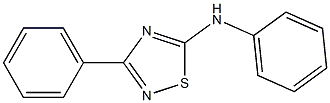 3-Phenyl-5-(phenylamino)-1,2,4-thiadiazole Structure