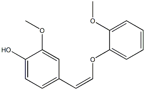 4-[(Z)-2-(2-Methoxyphenoxy)ethenyl]-2-methoxyphenol|