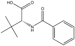 [R,(-)]-2-Benzoylamino-3,3-dimethylbutyric acid,,结构式