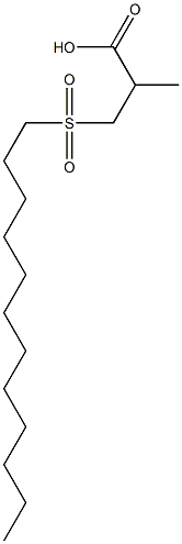 2-(Dodecylsulfonylmethyl)propionic acid