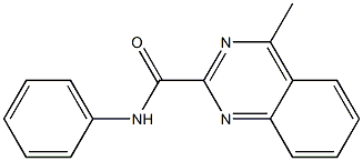 N-Phenyl-4-methylquinazoline-2-carboxamide Structure