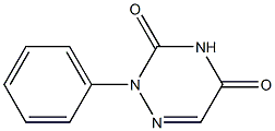 2-[Phenyl]-1,2,4-triazine-3,5(2H,4H)-dione,,结构式