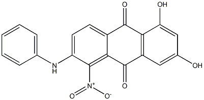 2-Anilino-5,7-dihydroxy-1-nitroanthraquinone