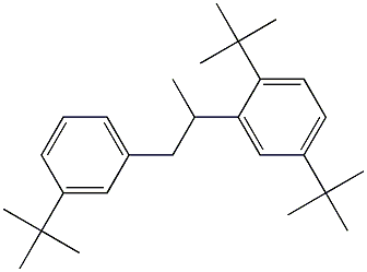 2-(2,5-Di-tert-butylphenyl)-1-(3-tert-butylphenyl)propane Structure