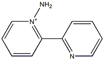 1-Amino-2-(2-pyridyl)pyridinium 结构式