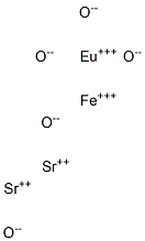 Distrontium europium iron pentaoxide,,结构式
