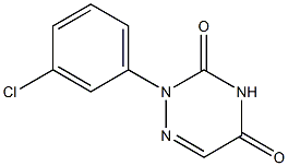 2-[3-Chlorophenyl]-1,2,4-triazine-3,5(2H,4H)-dione Structure