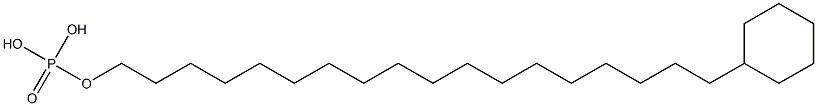 Phosphoric acid hydrogen cyclohexyloctadecyl ester Struktur