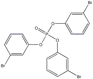 Phosphoric acid tris(3-bromophenyl) ester Struktur