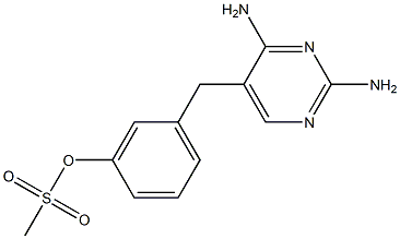2,4-Diamino-5-[3-methylsulfonyloxybenzyl]pyrimidine