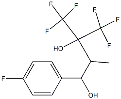 1-(p-Fluorophenyl)-2-methyl-4,4,4-trifluoro-3-trifluoromethyl-1,3-butanediol