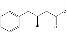 (3S)-3-Methyl-4-phenylbutanoic acid methyl ester Structure