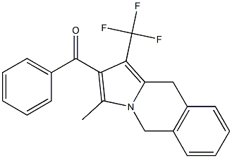 1-Trifluoromethyl-2-benzoyl-3-methyl-5,10-dihydropyrrolo[1,2-b]isoquinoline