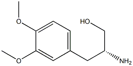 (2R)-2-Amino-3-(3,4-dimethoxyphenyl)propane-1-ol Structure