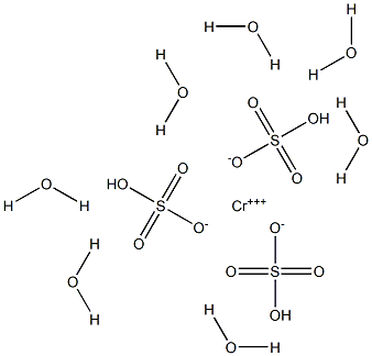 Chromium hydrogensulphate heptahydrate