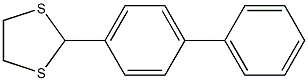 Biphenyl-4-carbaldehyde ethane-1,2-diyl dithioacetal