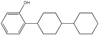 2-(4-Cyclohexylcyclohexyl)phenol Struktur