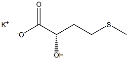 (S)-2-Hydroxy-4-(methylthio)butanoic acid potassium salt,,结构式