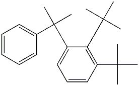 2-(2,3-Di-tert-butylphenyl)-2-phenylpropane 结构式