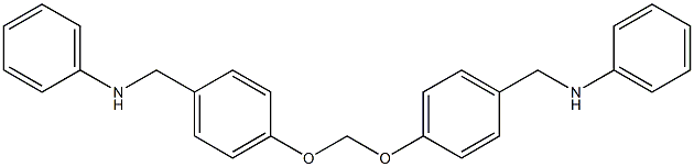 N,N'-[Methylenedioxybis(4,1-phenylene)bis(methylene)]bisaniline Structure