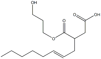 2-(2-Octenyl)succinic acid hydrogen 1-(3-hydroxypropyl) ester Structure