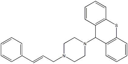  9-(4-Cinnamyl-1-piperazinyl)-9H-thioxanthene