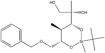  (2S)-2-[(4S,5R,6R)-4-Benzyloxymethyl-2-tert-butyl-2,5-dimethyl-1,3-dioxa-2-silacyclohexan-6-yl]propane-1,2-diol